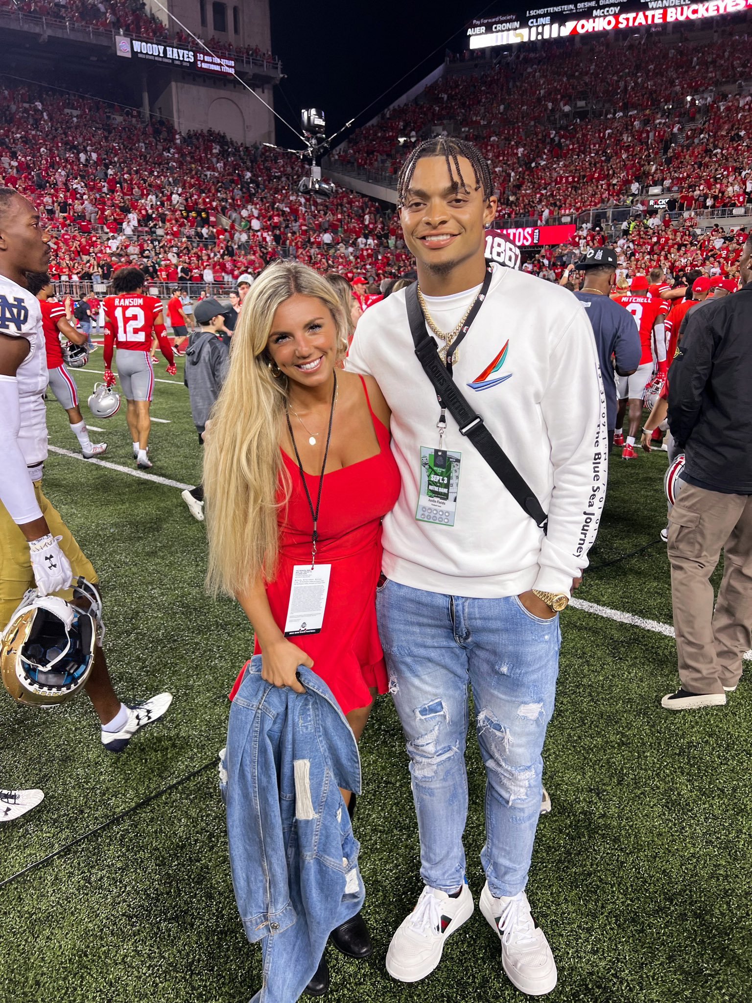 Justin Fields Wife